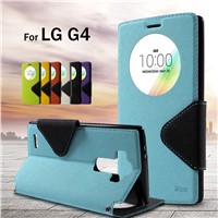 Original Phone Case For LG G 4  Window PU Leather Stand Flip Cover for LG G4 Bag