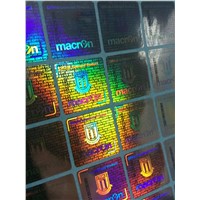 Custom transparent hologram security label