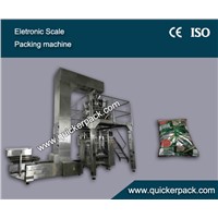 Snacks Packaging Machine with 10 Electric Scales Filling