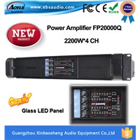 vacuum amlifier tube amplifier FP20000Q at 4x2200watts karaoke mixer amplifier