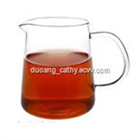 Glass Tea Serving Cup with Handle 300ml