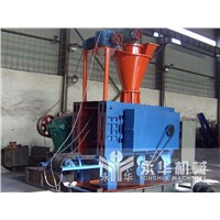 Briquette machine with high pressure for dry powder, coal, iron powder briquette making, pressing