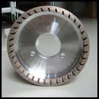 Inner segment diamond glass polishing wheel