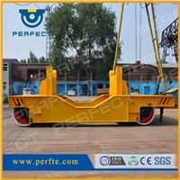 Storage Battery Driven Rail Die Material Transfer Cart with Turning Function