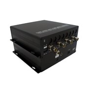4ch 3G-SDI digital video/audio fiber transmission to fiber optic converter for broadcast