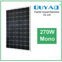 270W mono solar panel for home solar power system