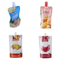 Juice Drink Spout Pouch, Custom Printing Stand-Up Pouch Bag,Beverage Packaging Bag