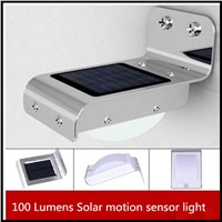 2016 Popular  Solar 16 SMDLED Motion Sensor PIR outdoor Wall Mounted solar Garden Lights or  lamps
