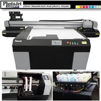 Mult Function Flatbed Type Printer Supplier / Glass UV Printer Machine