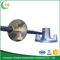 45# steel formwork tie rod and cast iron wing nut