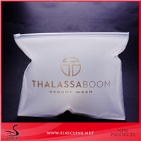 Sinicline 2016 thick EVA gold logo nobel quality ziplock frosted garment plastic bag