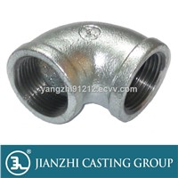 UL/FM/CE 90 Equal Elbows Galvanized/Black Malleable pipe fitting