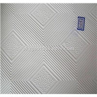 PVC laminated gypsum ceiling tile/pvc ceiling panel/pvc gypsum board
