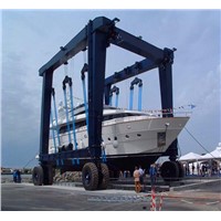 rubber tyre gantry crane for lifting boat