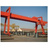 steel factory double girder gantry crane