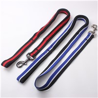 High Quality Professional Custom Elastic Dog Leash/Polyester Bungee Dog Leash