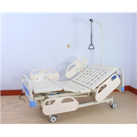 Hospital Furniture Manual Three Functional Hospital Bed ABS Guardrail