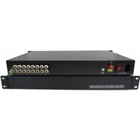 4/8/16 Channel HD-SDI Video to Fiber Converter or Broadcast HD-SDI Signal