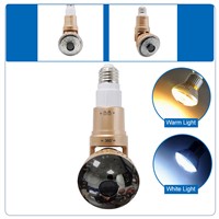HD960P Wireless P2P Bulb IP Hidden Camera with LED Light and Remote Control