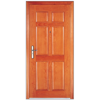 Simple design solid wood door Foshan Factory