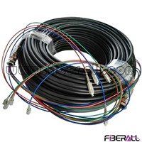 FA-WPC-SPSPM04, Outdoor Waterproof Multi-fiber Patch Cable, SC/PC-SC/PC,MM,4F