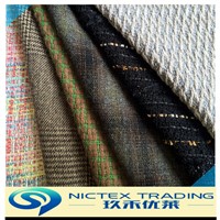 polyester/acrylic/rayon/nylon/viscose/cotton/wool blended woolen fabrics for coats and sofa