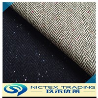 woolen tweed polyester wool fabric for coat