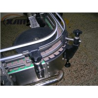 Speed, width, height adjustable belt conveyor with reduction box