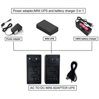 hotsale 5v 2a 10W AC to DC mini adapter UPS for router and ip camera