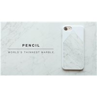 Best iphone7 plus case real natural marble PC mobile phone cover for iphone 7