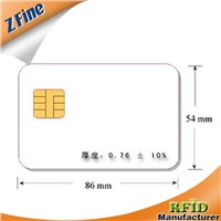 HOT!!!!!!!! blank white overlay card with chip