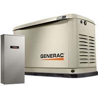 Air-Cooled Standby Generator 16 kW (LP)/16 kW (NG), 200 Amp Transfer Switch