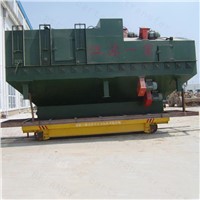 Cable Drum Powered Electric Rail Flat Cart For Steel Material Transport