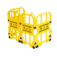 Yellow Fence Safety Barrier Traffic &amp;amp; Warning