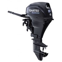 2016 Tohatsu 15 HP MFS15DL Outboard Motor