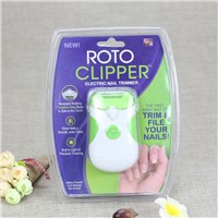nail file system rotary blade clipper electric nail trimmer