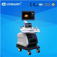 Cheap 4D Trolley Color Doppler Ultrasound Machine with ultrasound scanner