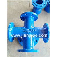 Ductile Iron Pipe Fittings, Gost Cross/Tee for Fire Hydrant.