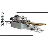 High Frequency Finger Joint Panel Joining Press with Elevator Platform--CHANCS MACHINE