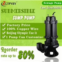 Cast Iron 100m3/h Electric Submersible Sewage Pump Price