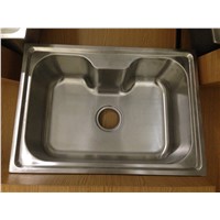 Guangdong kitchen basin special shape stainless steel sink WY-6043