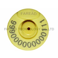 Durable FDX-B 134.2KHz ISO Standard LF Passive RFID Cow Ear Tag for Animal Cattle Sheep Pig Management