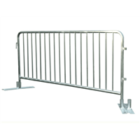 1.1 x 2.5m Per Panel Metal Crowd Control Barriers Easy Assembly with 32mm Frame