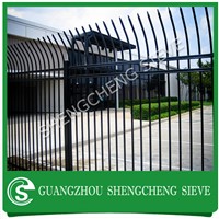 Durable cast iron border fencing powder coated ornamental iron fence
