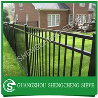Security boundary wrought iron fence panels design decorative iron fences
