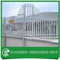 Hot dipped galvanized security steel palisade fencing for sale