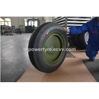 Artillery Tyre 6.50x20 Cannon Foam Solid Tyre with Rim