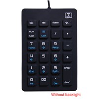 IP68 Industrial Silicone Numeric Keypad with Backlight (X-KP25SD)