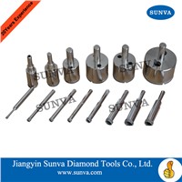 SUNVA-SY-4 Diamond Coated Drill Bits for Glass