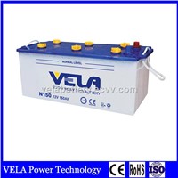 Good Design Cheap Price N150 Dry Charge Lead Acid Truck Battery